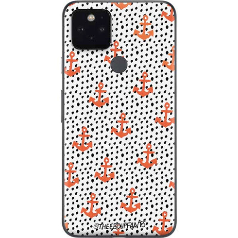 Bouffants and Broken Hearts Anchors and Dots Google Pixel 5 Skin